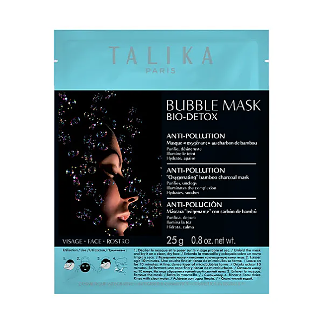 Mascarilla de burbujas detox orgánica Talika.